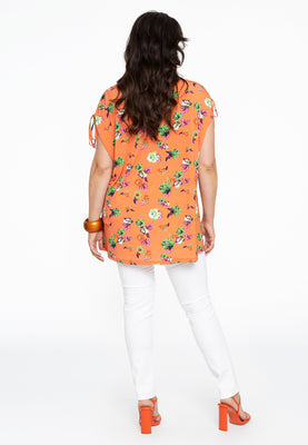 Tunic drawstrings AZALEA - orange  - #3