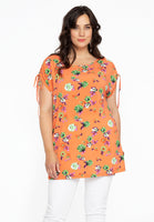 Tunic drawstrings AZALEA - orange  - #1