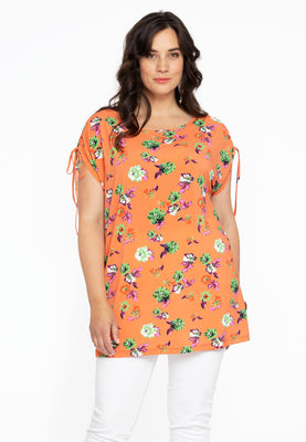 Tunic drawstrings AZALEA - orange  - #1