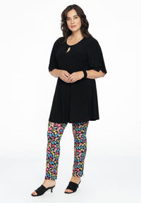 Tunic wide bottom circle sleeve DOLCE - black - #2