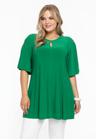 Tunic wide bottom circle sleeve DOLCE - green - #1