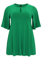 Tunic wide bottom circle sleeve DOLCE - green - #4