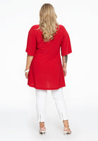 Tunic wide bottom circle sleeve DOLCE - red - #3