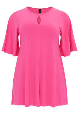 Tunic wide bottom circle sleeve DOLCE - pink - #4