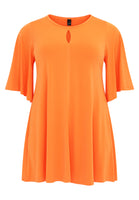 Tunic wide bottom circle sleeve DOLCE - orange - #4