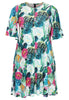 Dress A-line PINEAPPLE - light blue - #4