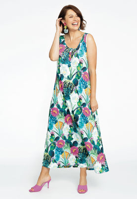 Maxi dress PINEAPPLE - light blue - #2