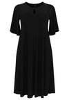 Dress A-line circle sleeve DOLCE - black - #3