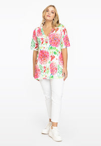 Tunic flare buttoned ALLIUM - white - #2