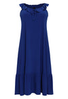 Sleeveless dress frill strap DOLCE - indigo - #4