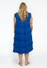 Dress long ruffles FLAME JERSEY - indigo - #3