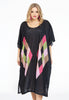 Kaftan rectangles COLOUR BLOCK - black 