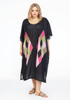 Kaftan rectangles COLOUR BLOCK - black - #2