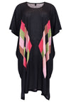 Kaftan rectangles COLOUR BLOCK - black - #4