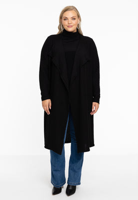 Cardigan RIB - black  - #2