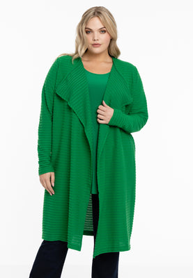 Cardigan RIB - green  - #1