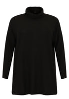 Pullover high neck RIB - black - #2