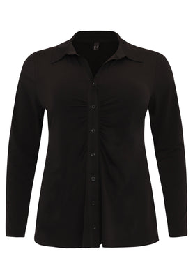 Blouse gathered front DOLCE - black  - #3