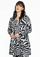 Tunic wide bottom ZEBRA - black - #1