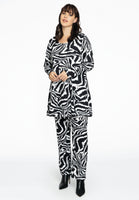 Tunic wide bottom ZEBRA - black - #2