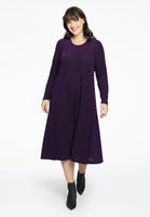 Dress zipped back LUREX - purple - #2