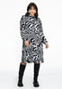 Blouse-dress puff sleeve ZEBRA - black  - #2