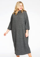 Pullover-dress RIB - grey - #1