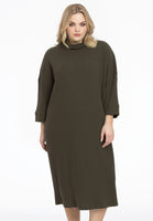 Pullover-dress RIB - light green - #1