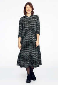 Dress ruffled BARONNE - black - #2