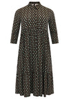 Dress ruffled BARONNE - black - #3