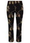 Trousers LUREX FLOWER - black - #4