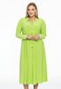 Dress buttoned DOLCE - bright green