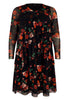 Dress frilled BABY ROSE - black - #4