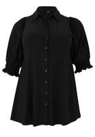 Blouse Puffsleeve Dolce - black - #4