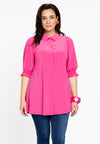 Blouse met pofmouwen dolce - roze