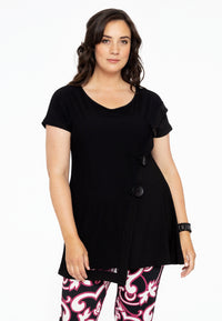 T-shirt asymmetric DOLCE - black - #1