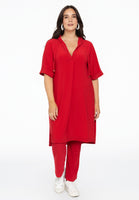 Tunic hoodie UNI DOLCE - red  - #2