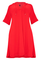 Tunic hoodie UNI DOLCE - red  - #4