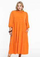 Dress puff sleeve DOLCE - orange - #1