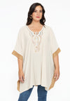 Kaftan met studs dolce - lichtbruin