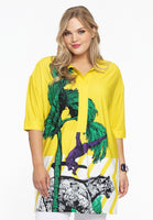 Tunic collar TIGER - yellow - #1