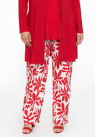 Trousers elastic ANNA - red - #1