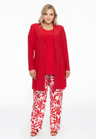 Trousers elastic ANNA - red - #2