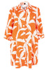 Blouse-jacket PALM TREE - orange - #4