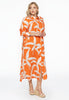 Blouse long PALM TREE - orange - #2