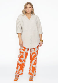 Trousers PALM TREE - orange - #1