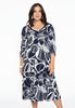 Dress rib neck SKETCH - blue