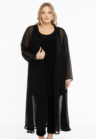 Cardigan long voile - black - #1