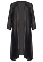 Cardigan long voile - black - #4