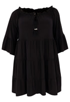 Tunic frill neck DOLCE - black  - #3